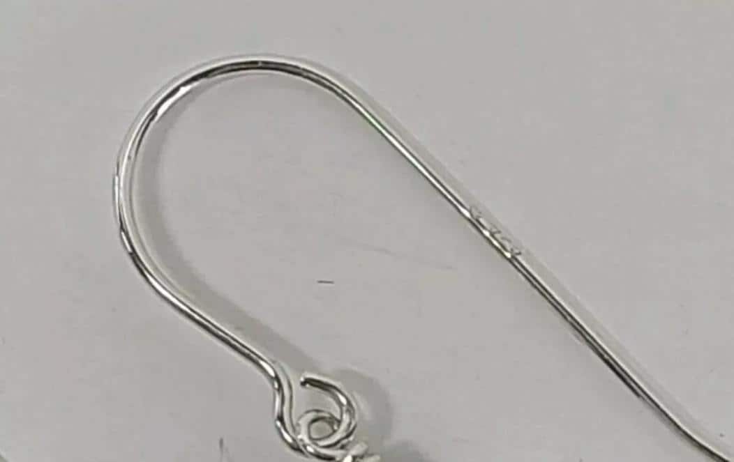 Artisan Rainbow Moonstone Twisted Paperclip Sterling Silver Dangle Earrings - Thumbnail 4