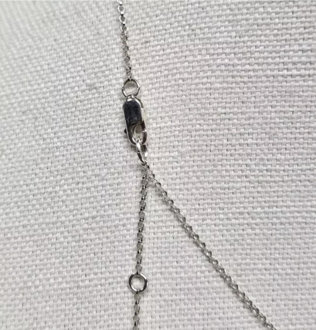 Sterling Silver Faceted Tahitian Pearl & Moonstone Lavalier 'Y' Pendant Necklace - Thumbnail 6