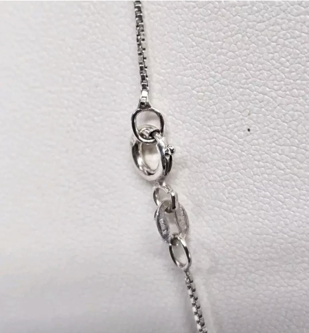 Sterling Silver 925 White Black & Gray Pearl Pendant Necklace Artisan Made in the USA - Thumbnail 4