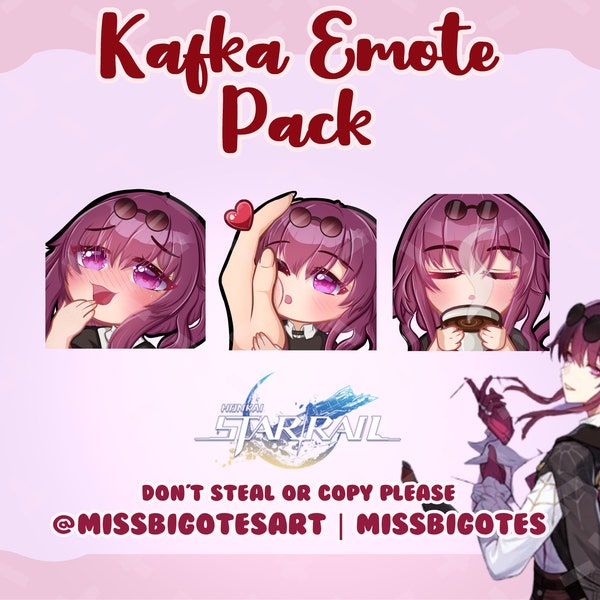 Honkai Star Rail Kafka Emote Pack