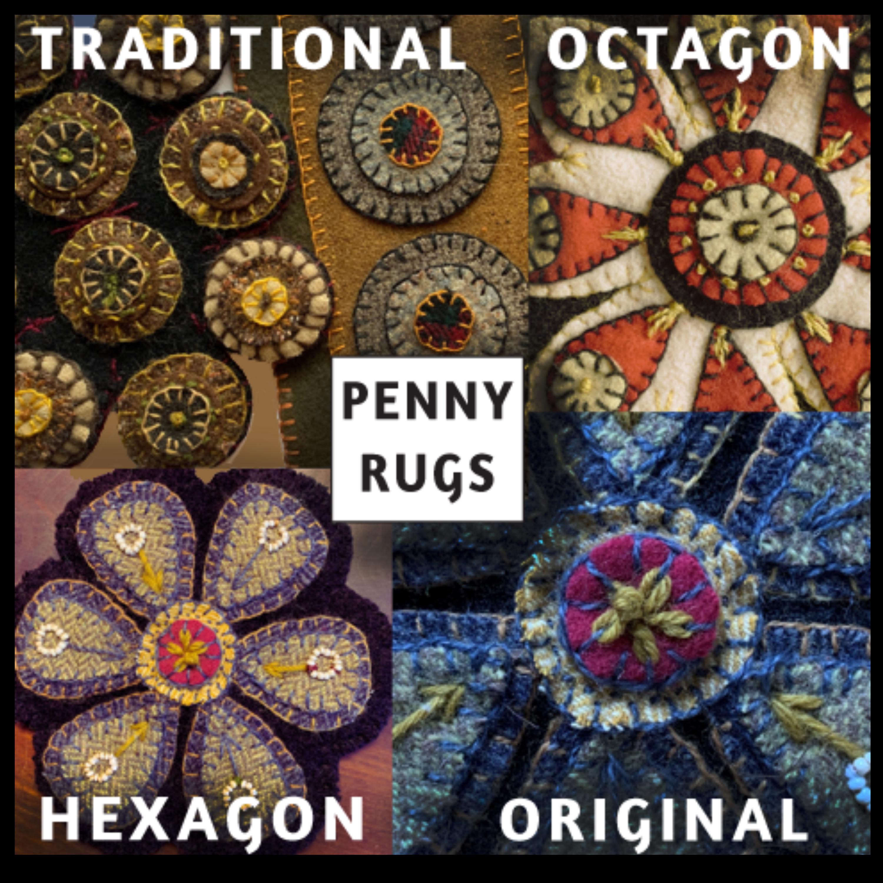 Penny Rugs Wool Felt