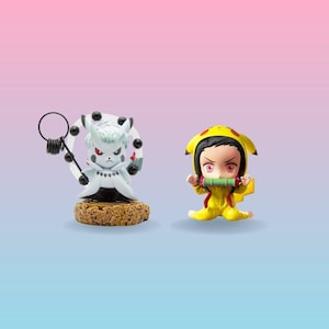 Anime Action Figures | Pikachu Cosplay | Anime Character Collection Birthday Gifts 4&quot; PVC