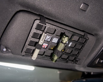 3rd Gen Tacoma 16-23 Sun Visor Molle Panel 3D Printed