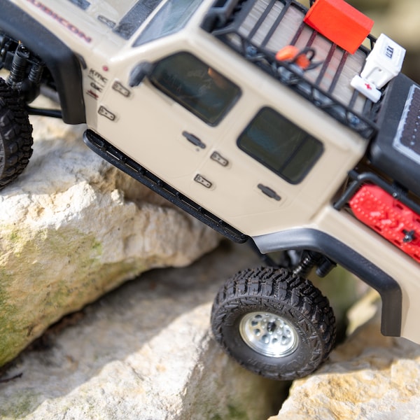 3D Printed SCX24 Gladiator Rock Sliders