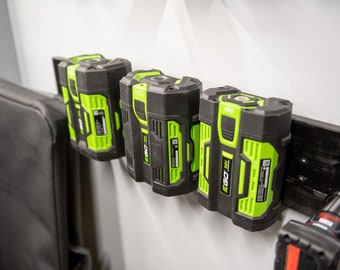 EGO Battery 3D Printed Wall Mount