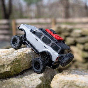 3D Printed SCX24 Bronco Rock Sliders