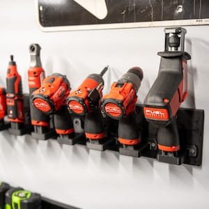 Milwaukee M12 Tool Holder Wall Mounted (5 Styles) 3D Printed