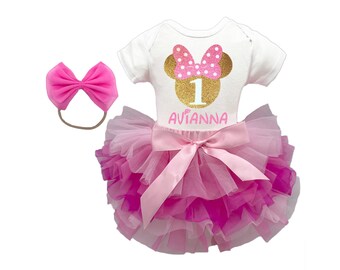 Twodles Outfit Minnie Mouse Birthday Outfit Minnie Mouse Shirt Embroidered Minnie Outfit Minnie Mouse Party 