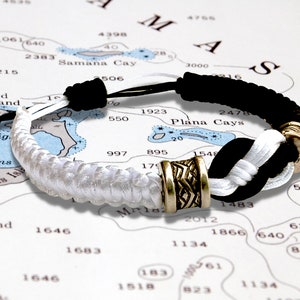 Carrick Bend Bracelet, Handmade Nautical bracelet, Gift for Sailors, Infinity Knot Bracelet, Lovers Knot Bracelet, Waterproof Bracelet