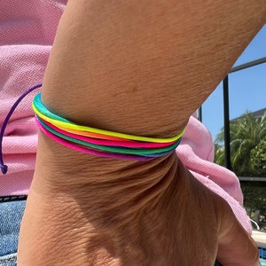 Pride rainbow loose layered Bracelet
