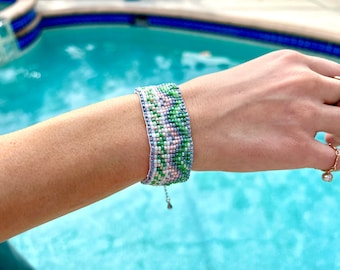Ukrainian ethnic beaded bracelet, ukrainian jewelry, stand with Ukraine, gift for women