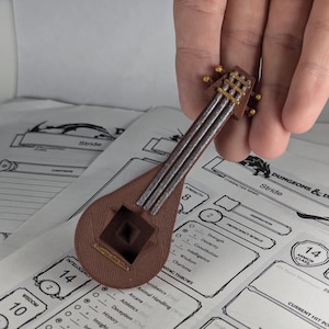 Bardic Inspiration Token – D&D Dice Holder for RPG Players