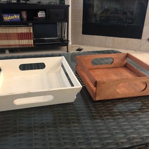 Recycled Decorative Wooden Serving Trays