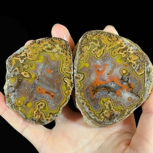 Banded Black Sea  Agate  from Tokat City  Turkey