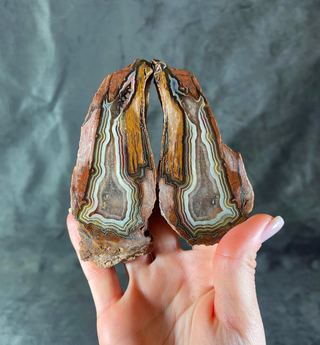 Banded Rhyolite Agate From Cubuk Town Turkey - Etsy