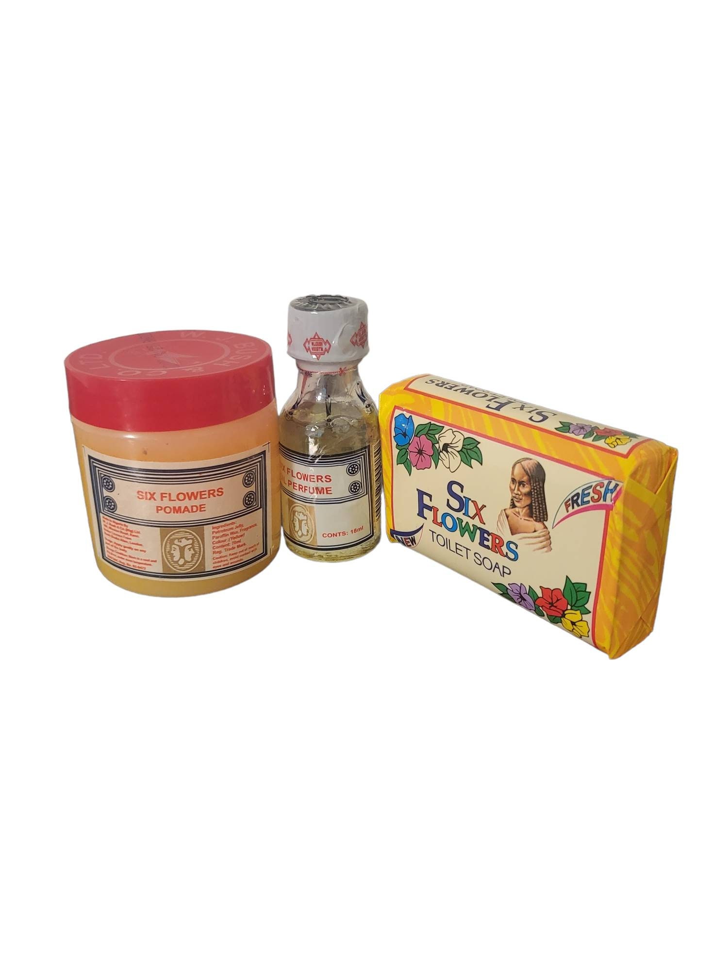 Six Flower Oil Perfume, Soap and Pomade Etsy