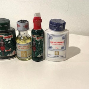 Spiritual Scent Set: Bint et Sudan & Six Flower Perfume, Powder