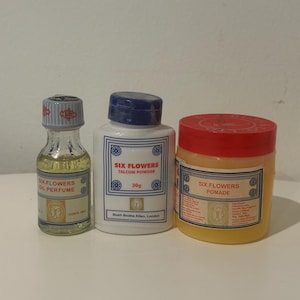 1 Six flower oil, powder, pomade
