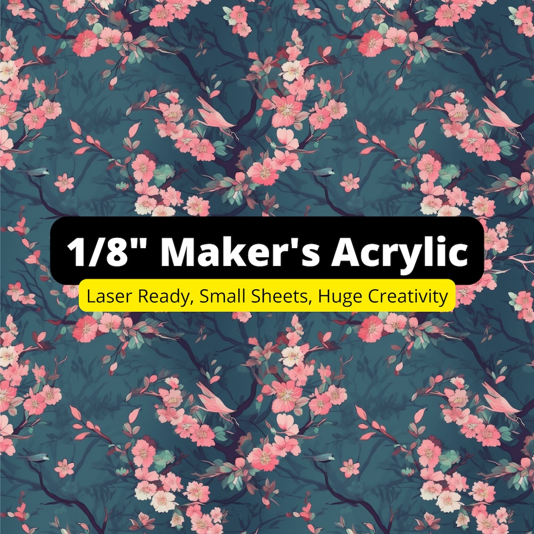 Pattern Print Acrylic Sheets High-quality Laser-ready Craft - Etsy