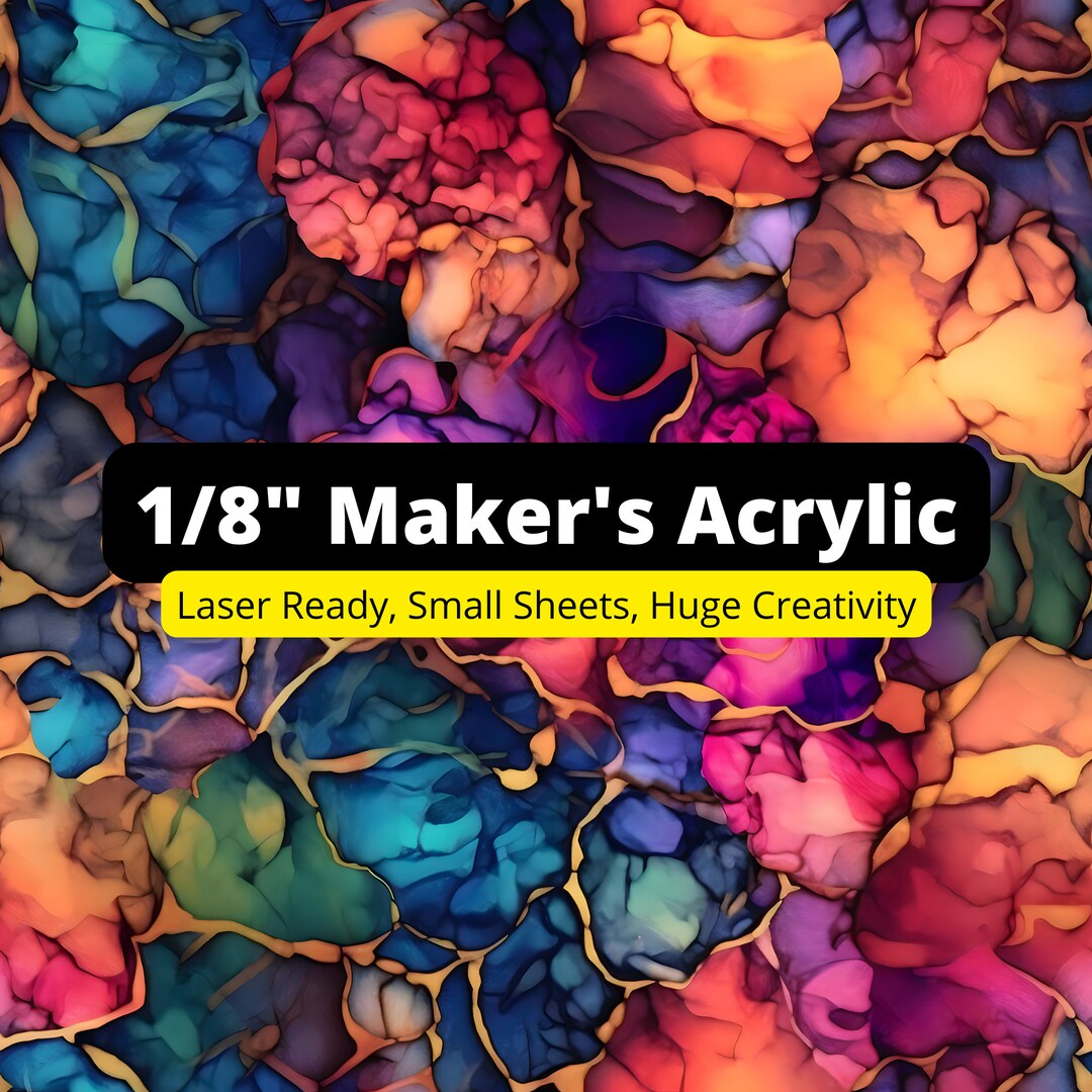 Pattern Print Acrylic Sheets Highquality Laserready Craft Supply