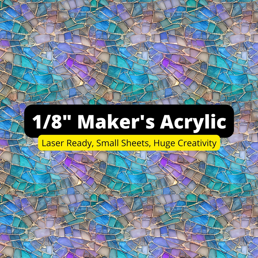 Pattern Print Acrylic Sheets Highquality Laserready Craft Supply