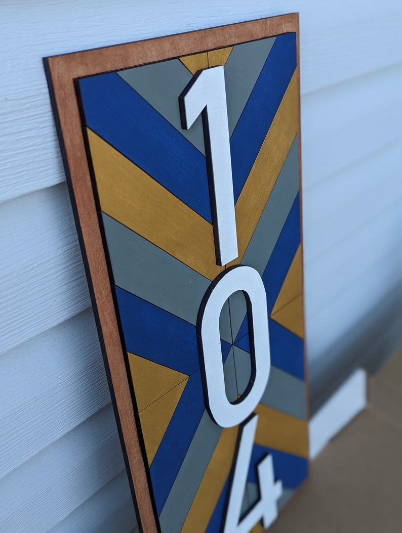 Property Number Sign Plaque, House Number Sign, Number Sign, Barn Quilt, Address, Parcel Number