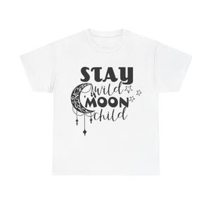 Maglietta unisex in cotone pesante - Stay Wild Moon Child