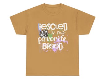 Tierrettung, Tierrechte, Hundeliebhaber, Katzenliebhaber, Unisex T-Shirt aus schwerer Baumwolle