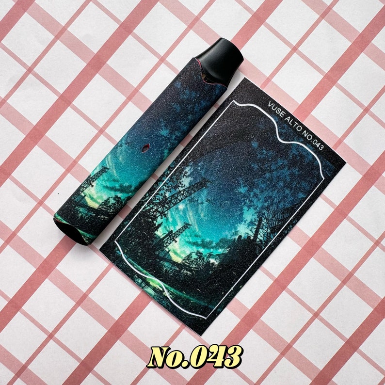 Vuse Alto Skin/Decal/Wrap/Cover/Sticker Skin Only 043