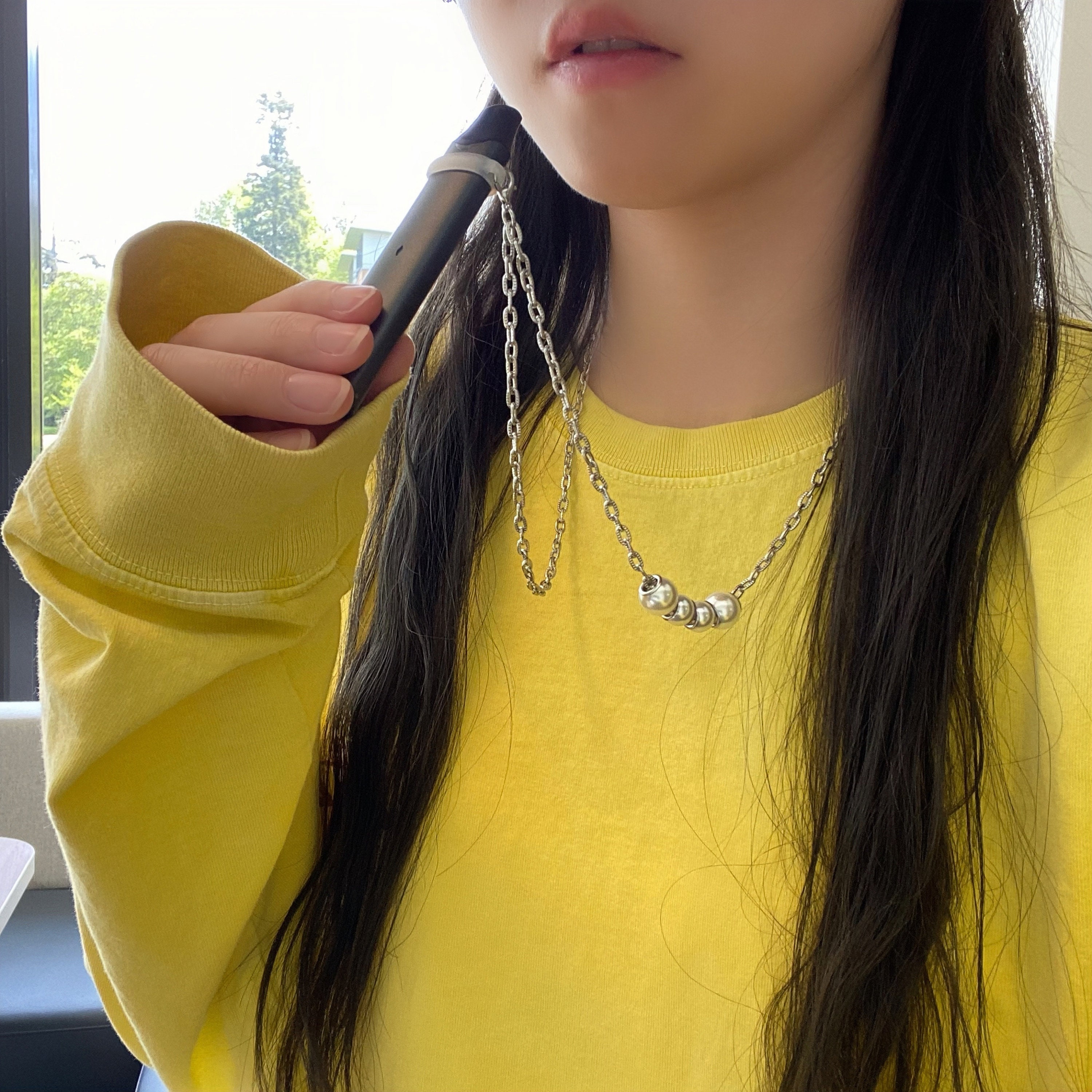 juul pod necklace Pearl Anti Loss Vape Holder for Juul Vuse Stlth, Stainless Steel Vape  Device Chain, Fashion Vape Necklace, Vape Lanyard Accessory