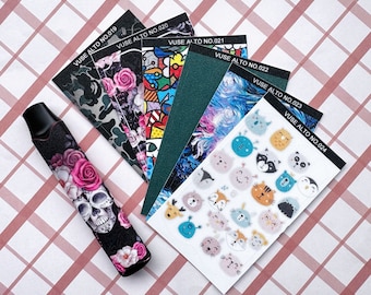Vuse Alto Glittering Skin/Wrap/Cover/Vinyl, Vape Calcomanía Regalos para Navidad para cumpleaños para ella para novia para mamá para hermanas para esposa