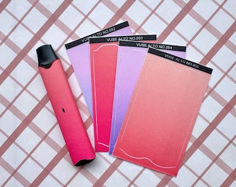 Vinilo/envoltura/cubierta/vinilo brillante para Vuse Alto, calcomanía para vapeo, regalos para Navidad, cumpleaños, para ella, para novia, para mamá, para hermanas, para esposa