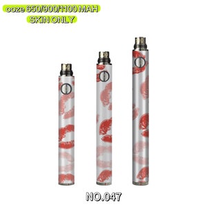 Ooze Twist 650/900/1100 MAH Skin/Decal/Wrap/Cover/Sticker !! Device not included, Skin Only!!