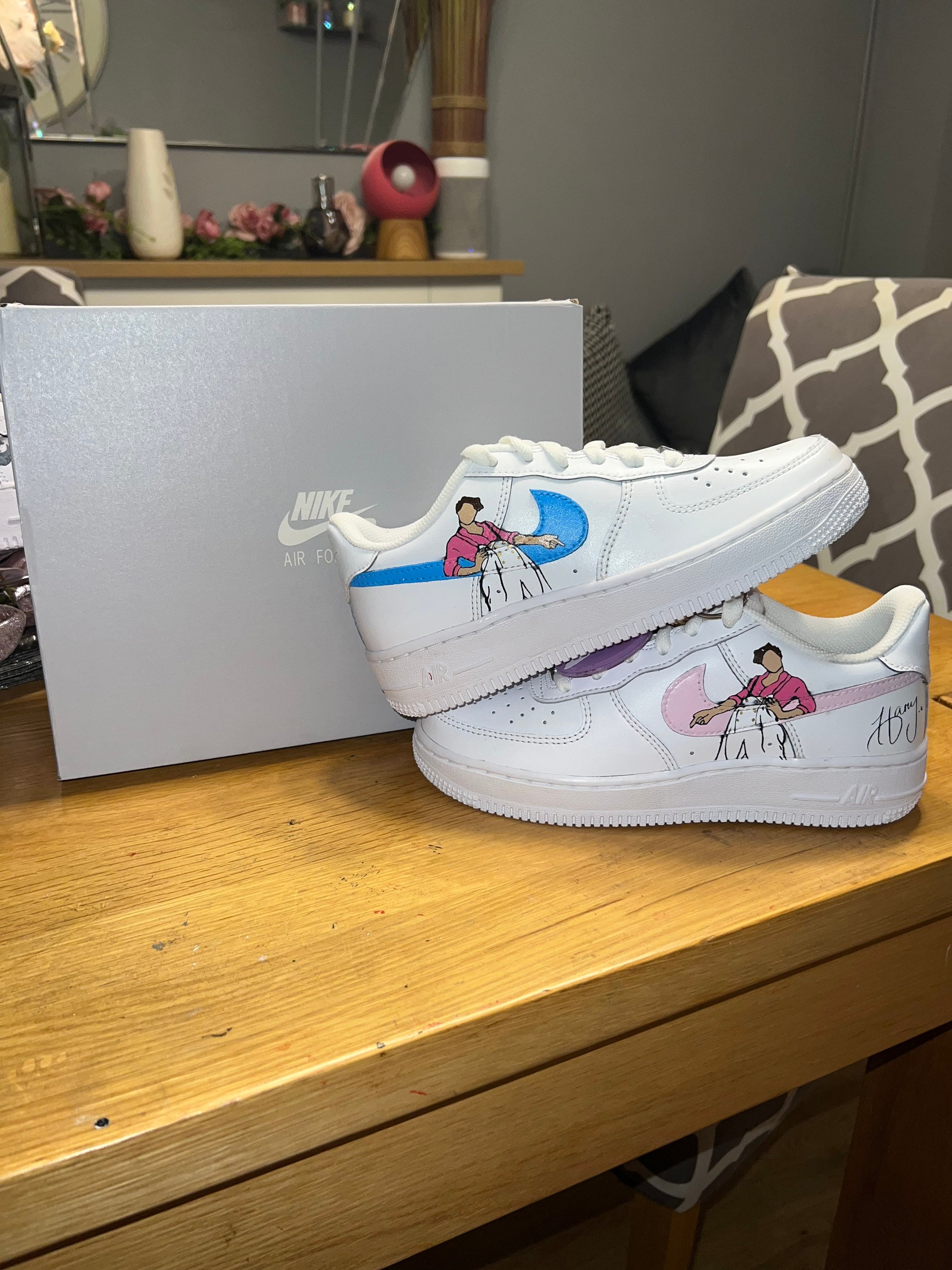 custom harry styles air force 1