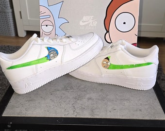 Air Force 1 custom Rick and morty tick