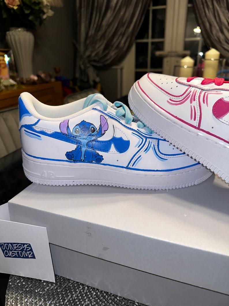 Custom stitch Air Force 1 trainers image 2