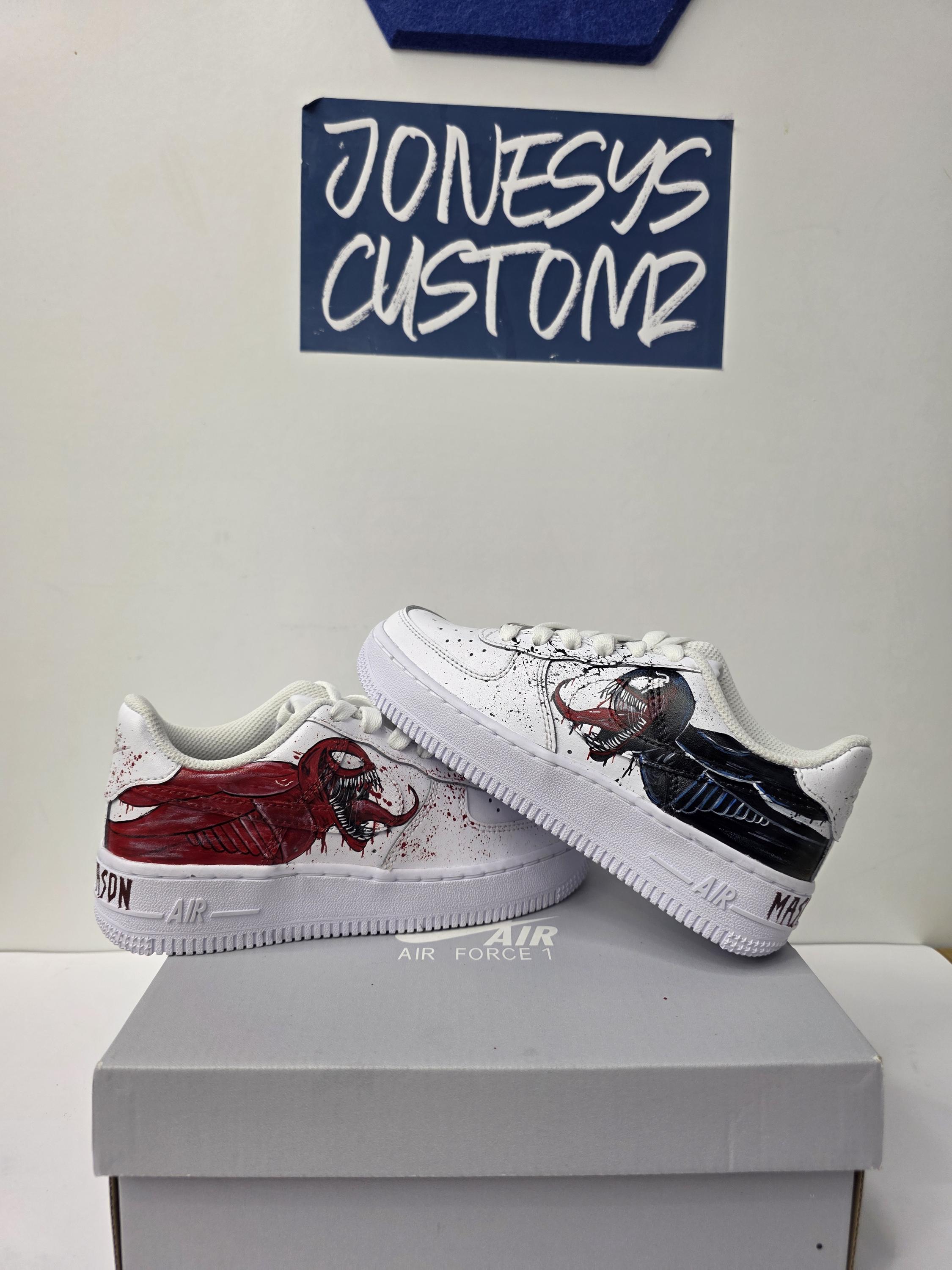 Personalised Custom Hand Painted Air Force 1s - Etsy