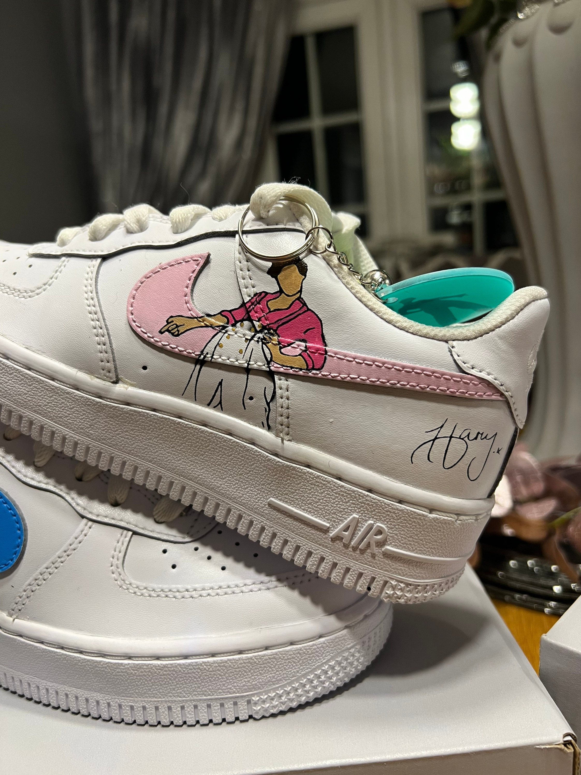 custom harry styles air force 1