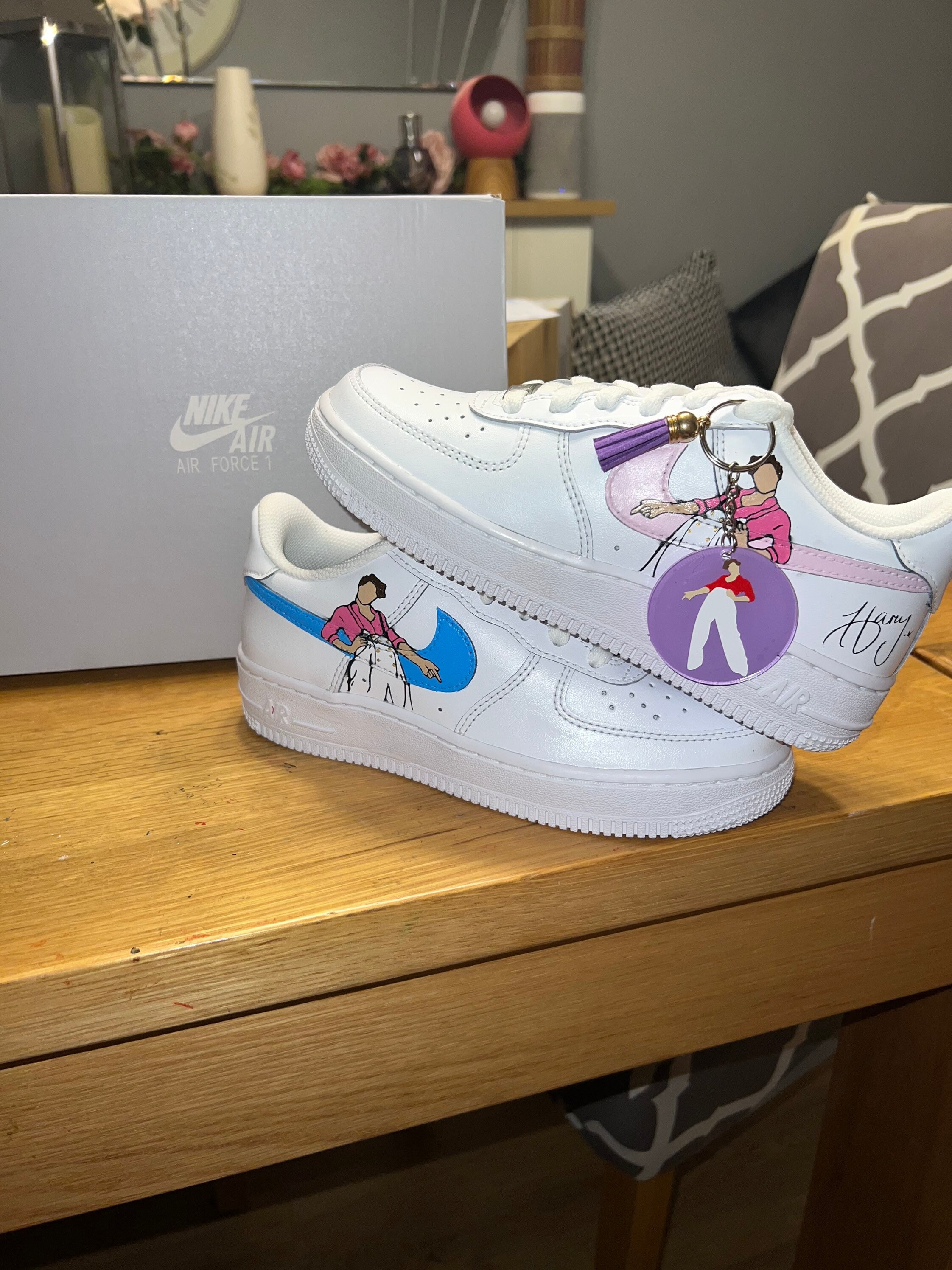 custom harry styles air force 1