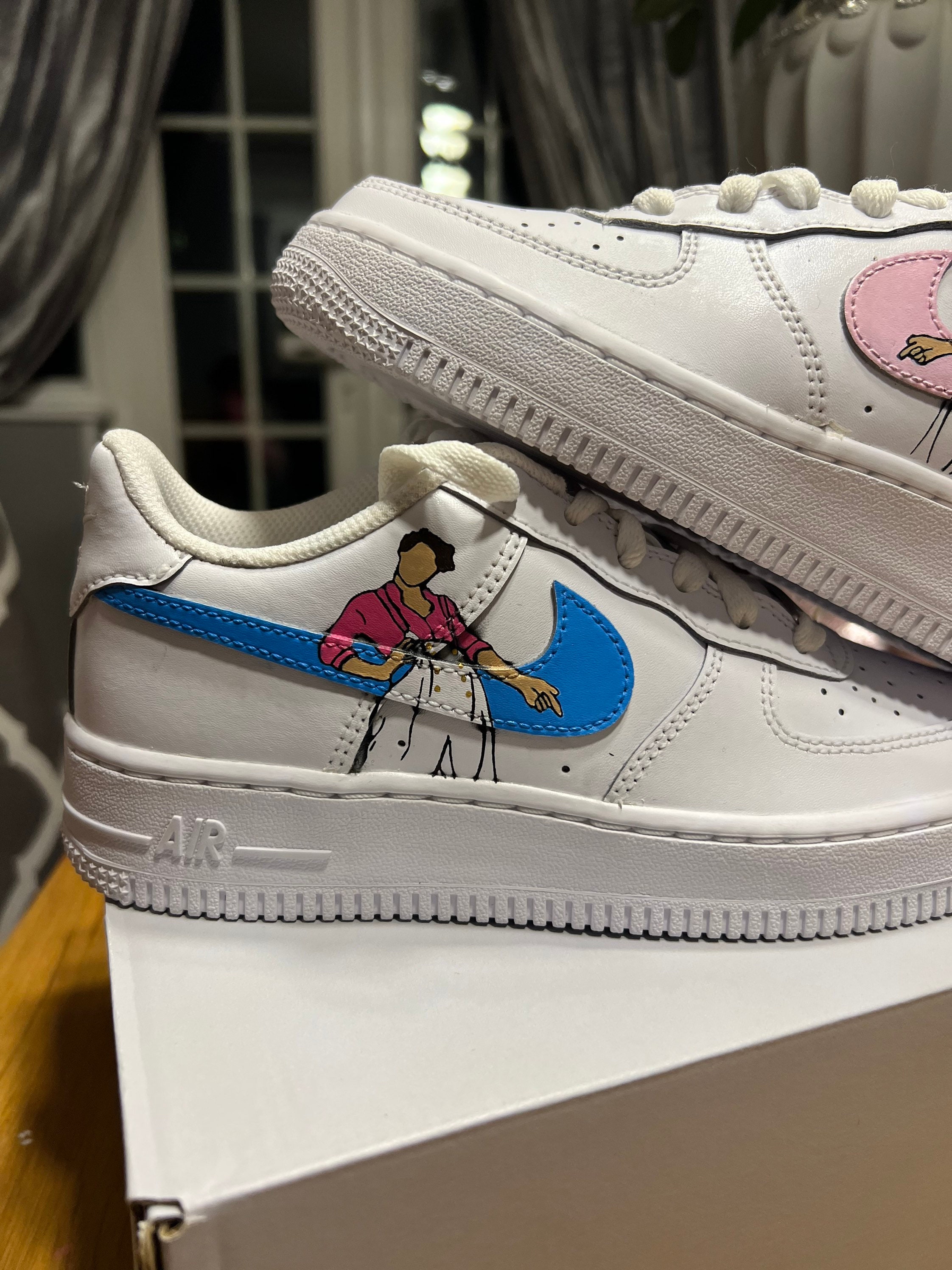 custom harry styles air force 1