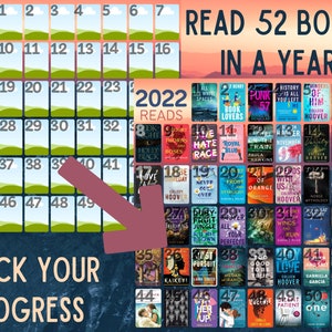 52 Books a Year Reading Challenge Template