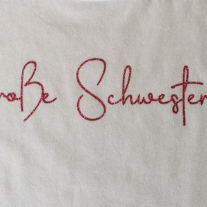 Große Schwester / Weiß/ Geschenkidee/ Schwangerschaftsankündigung/Shirt Bild 5