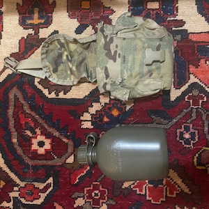 Military canteen and case holder