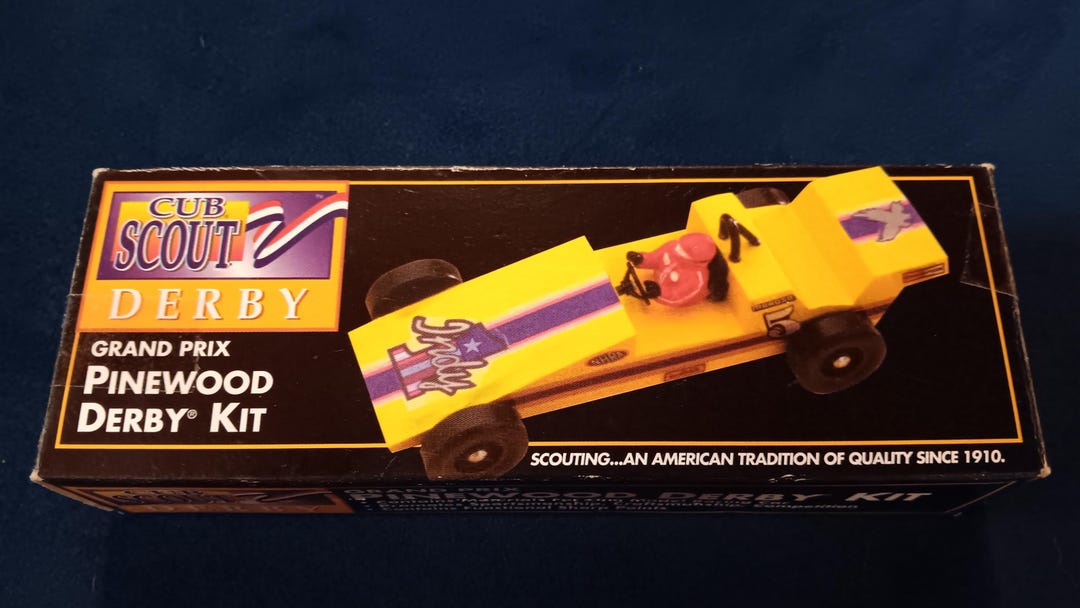 Cub Scout Derby Pinewood Derby Kit - Etsy
