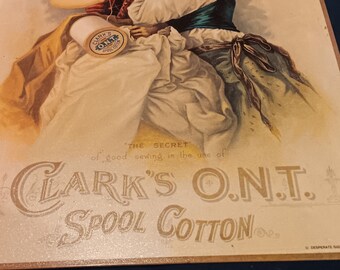 Clark's ONT spool cotton tin