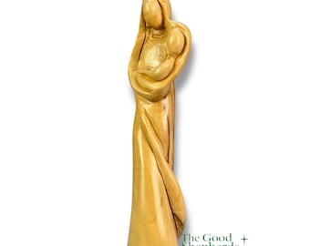 ファティマの聖母マリアを象った、美しい白と金の像 ファティマの聖母マリアを象った、美しい白と金の像