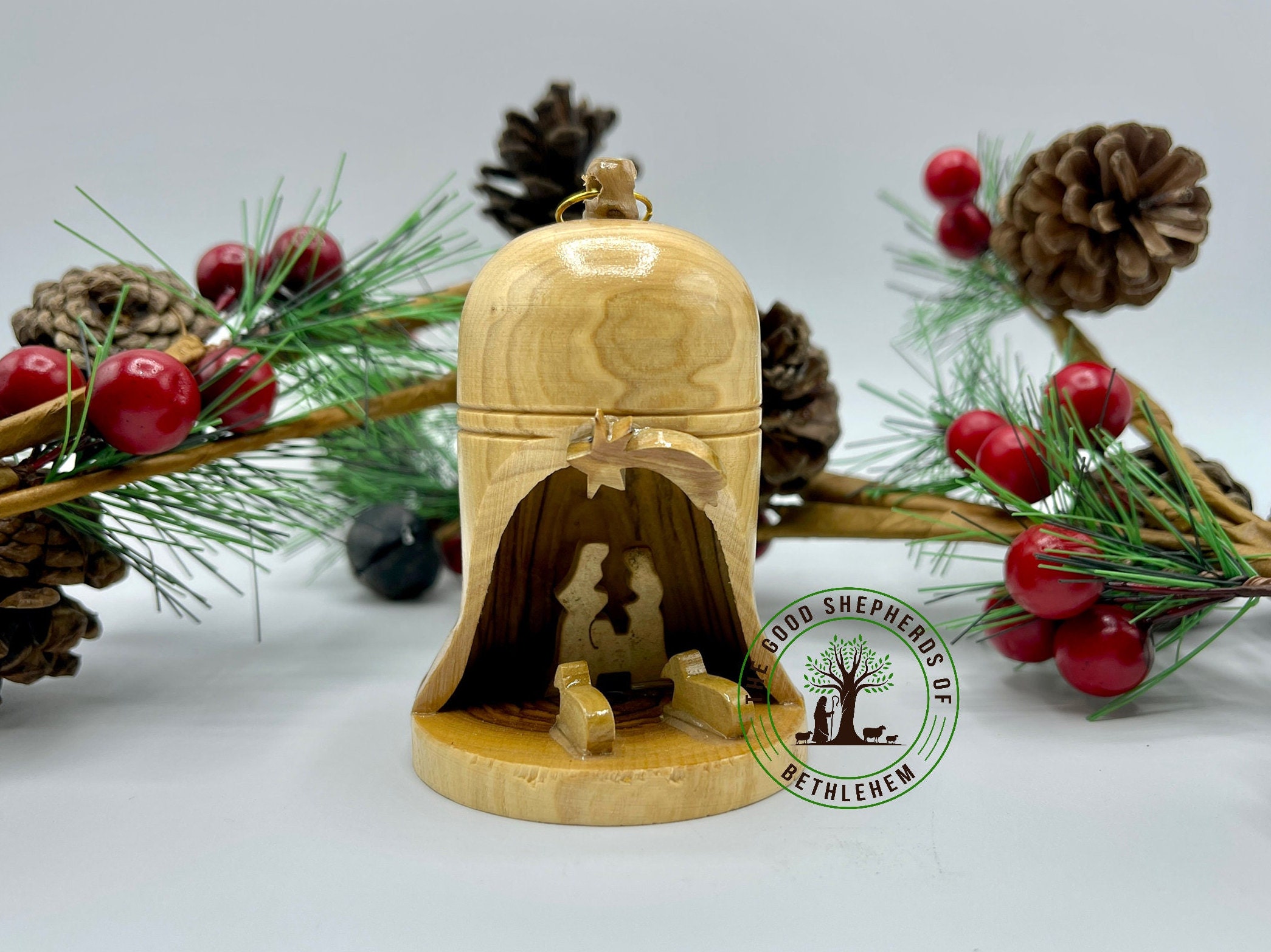 Nativity Scene Bell Ornament