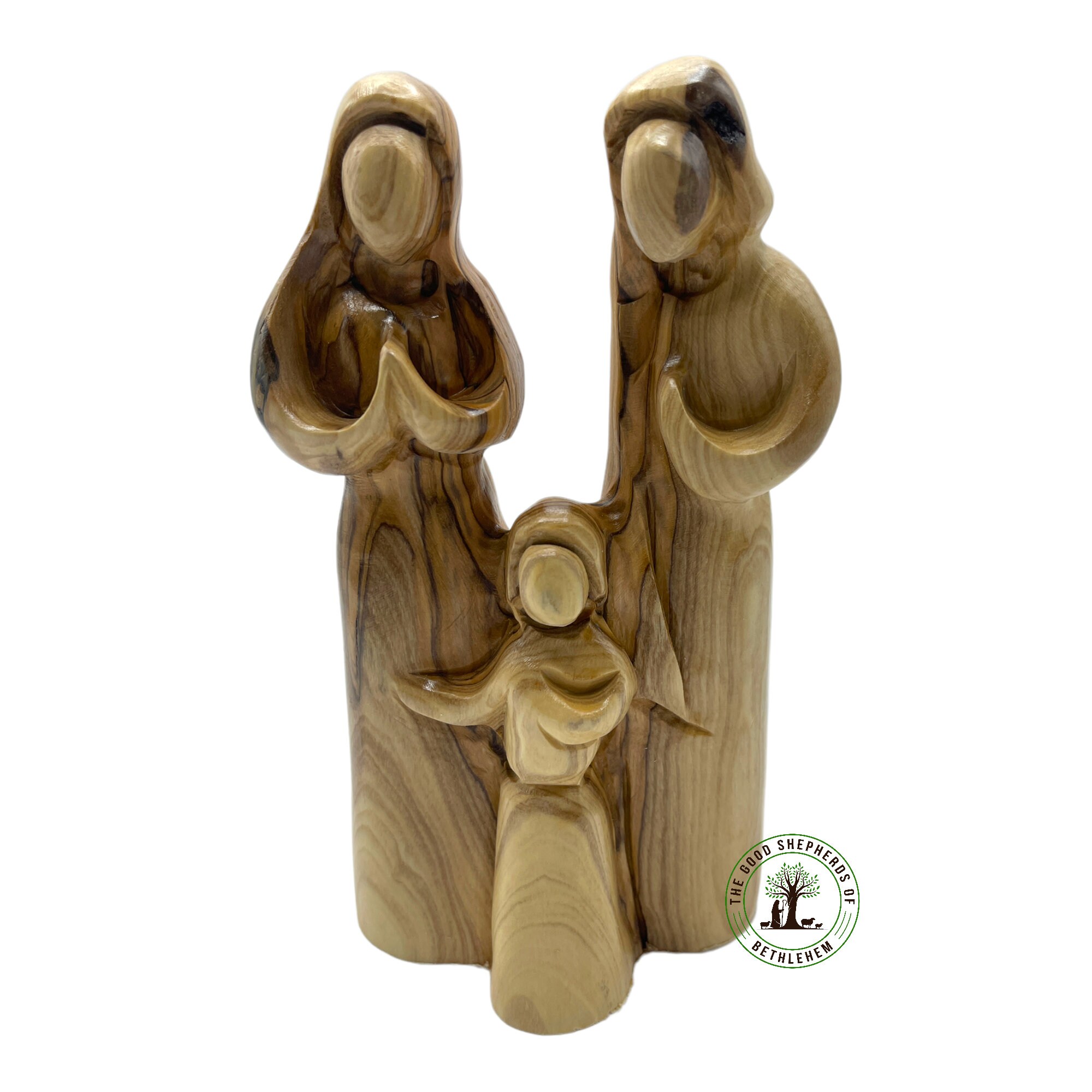 Creative Co-op Driftwood & Acacia Wood Holy Family