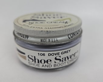 Crema para zapatos VTG Kiwi Brand Shoe Saver 132 Cordovan 1.6oz Aceite de visón Lanolina usada