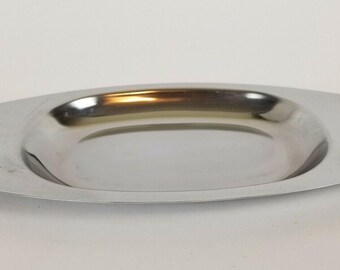 Plateau de service rectangulaire en chrome 14 x 6,50 po Kromex